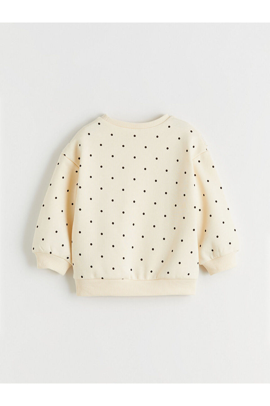 LC Waikiki Çocuk Sweatshirt W5N283B1 - Ekru