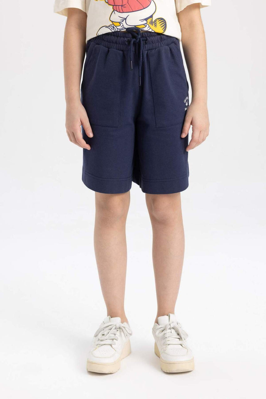 DeFacto Çocuk Slim Fit Şort B0847A8 - Koyu Lacivert