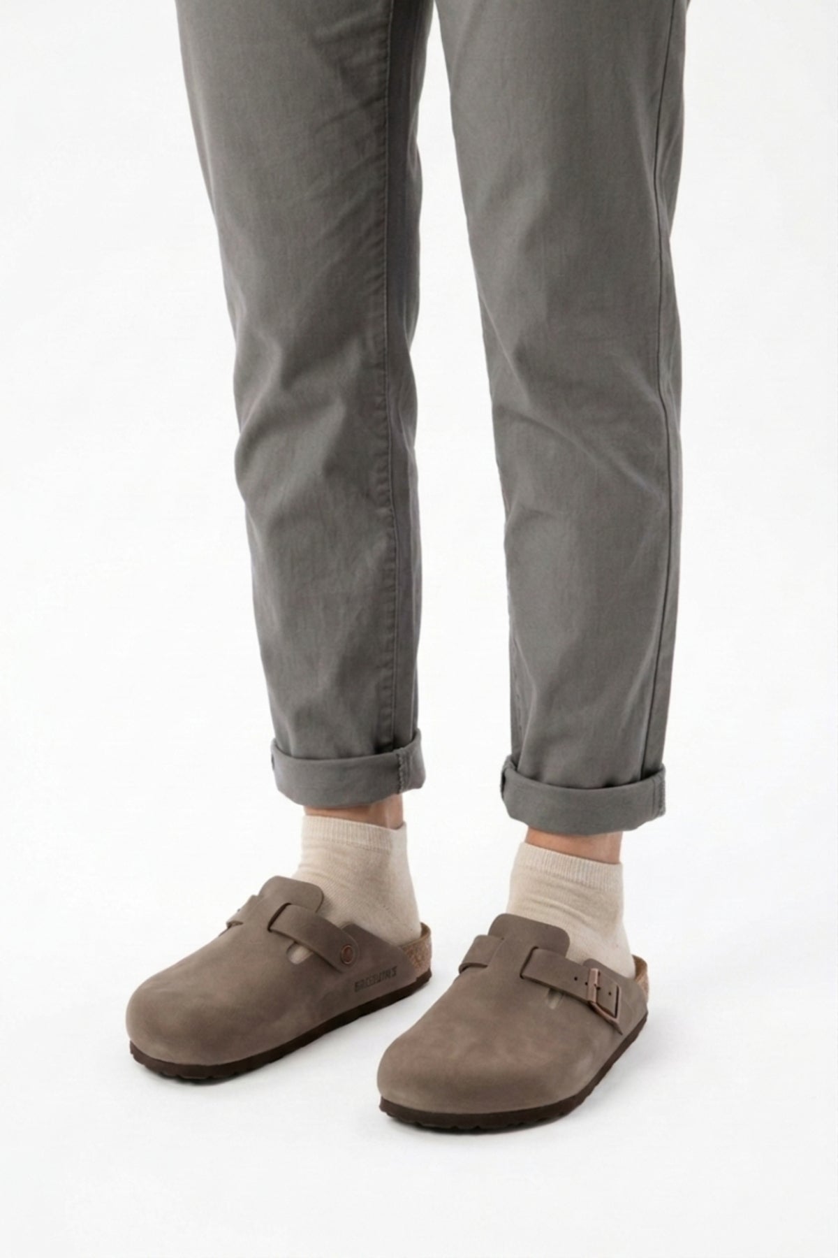 Birkenstock Boston BF NU 1033076 Unisex Terlik - Koyu Kahverengi