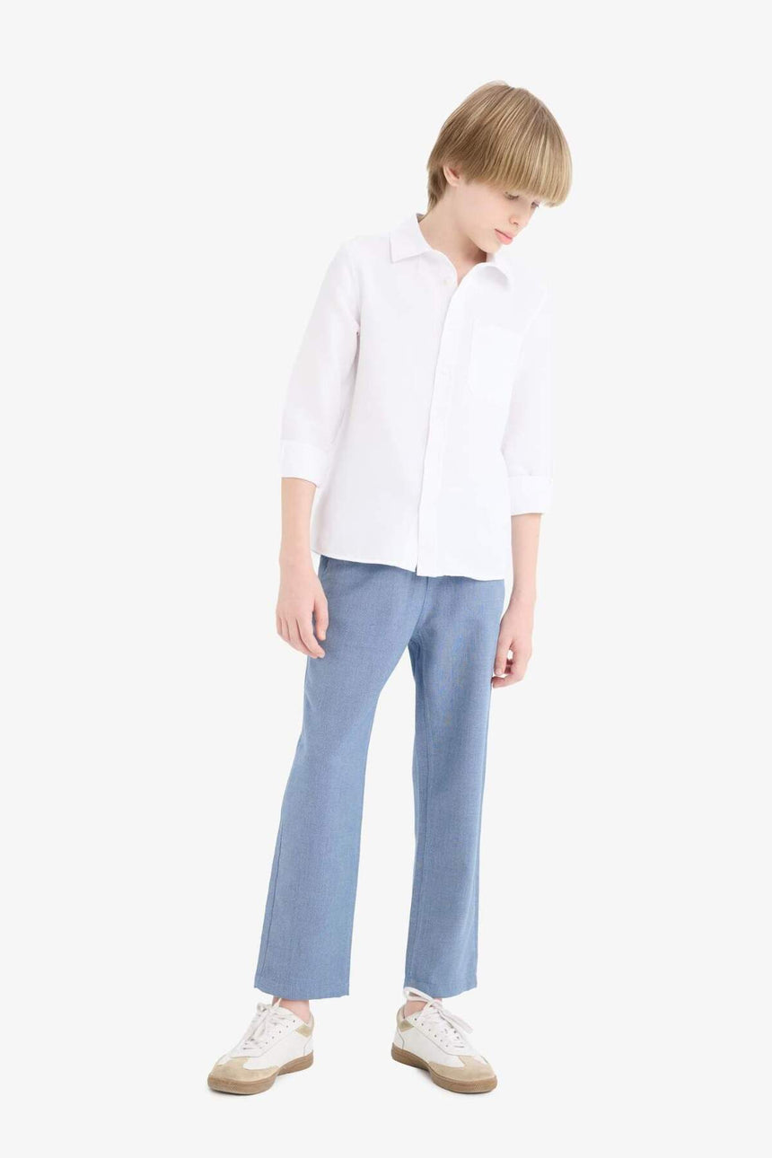 Defacto Çocuk Woven Bottom B7487A8 - Çivit Mavisi