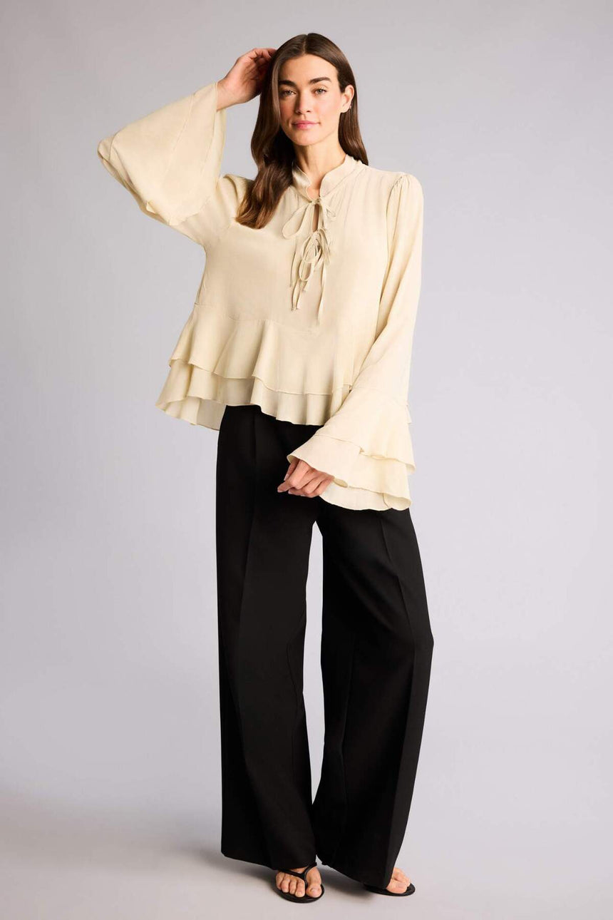 Defacto Kadın Long Sleeve Blouse H1569AX - Kum Beji
