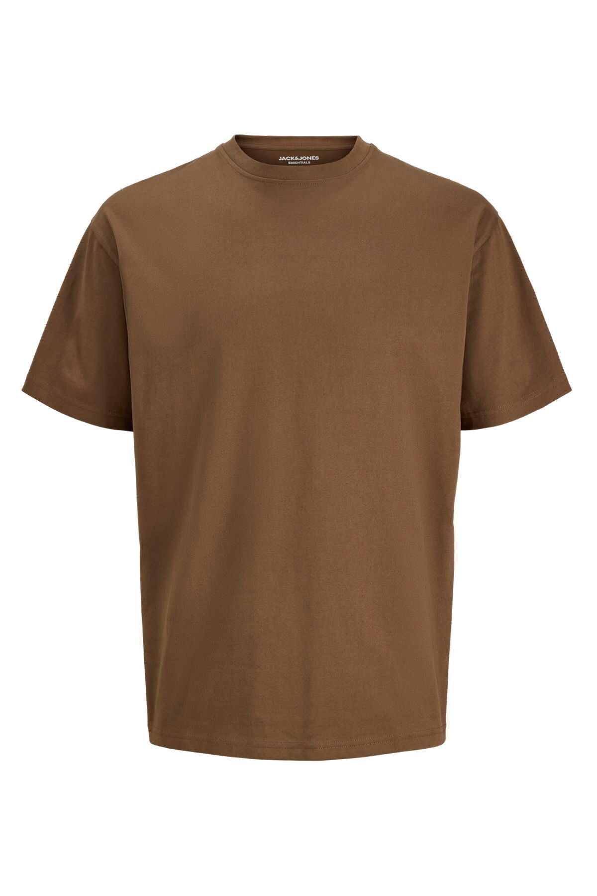 Jack & Jones Organic Relaxed Erkek T-Shirt 12298752 - Koyu Kahverengi