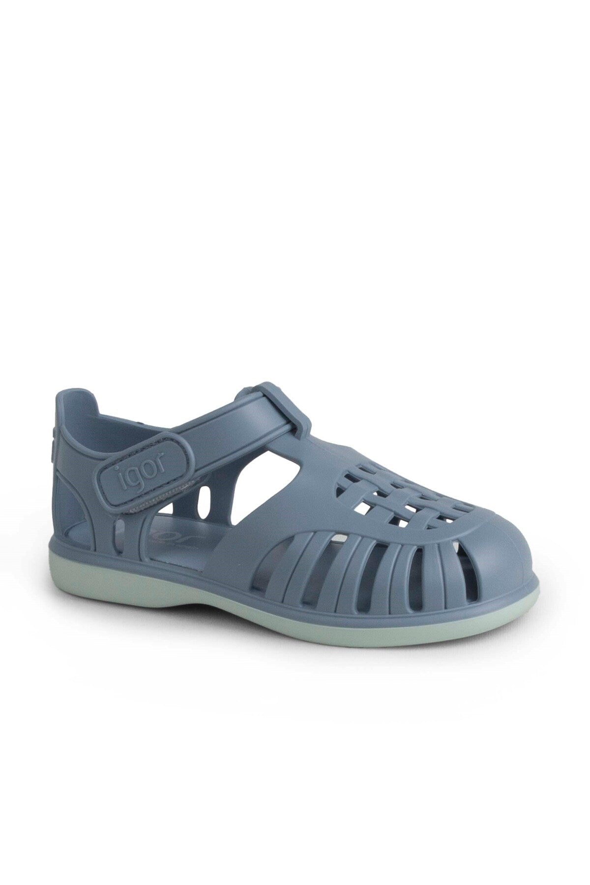 Igor Tobby Solid Bicolor Çocuk Sandalet BB355 - Mavi/Turkuaz