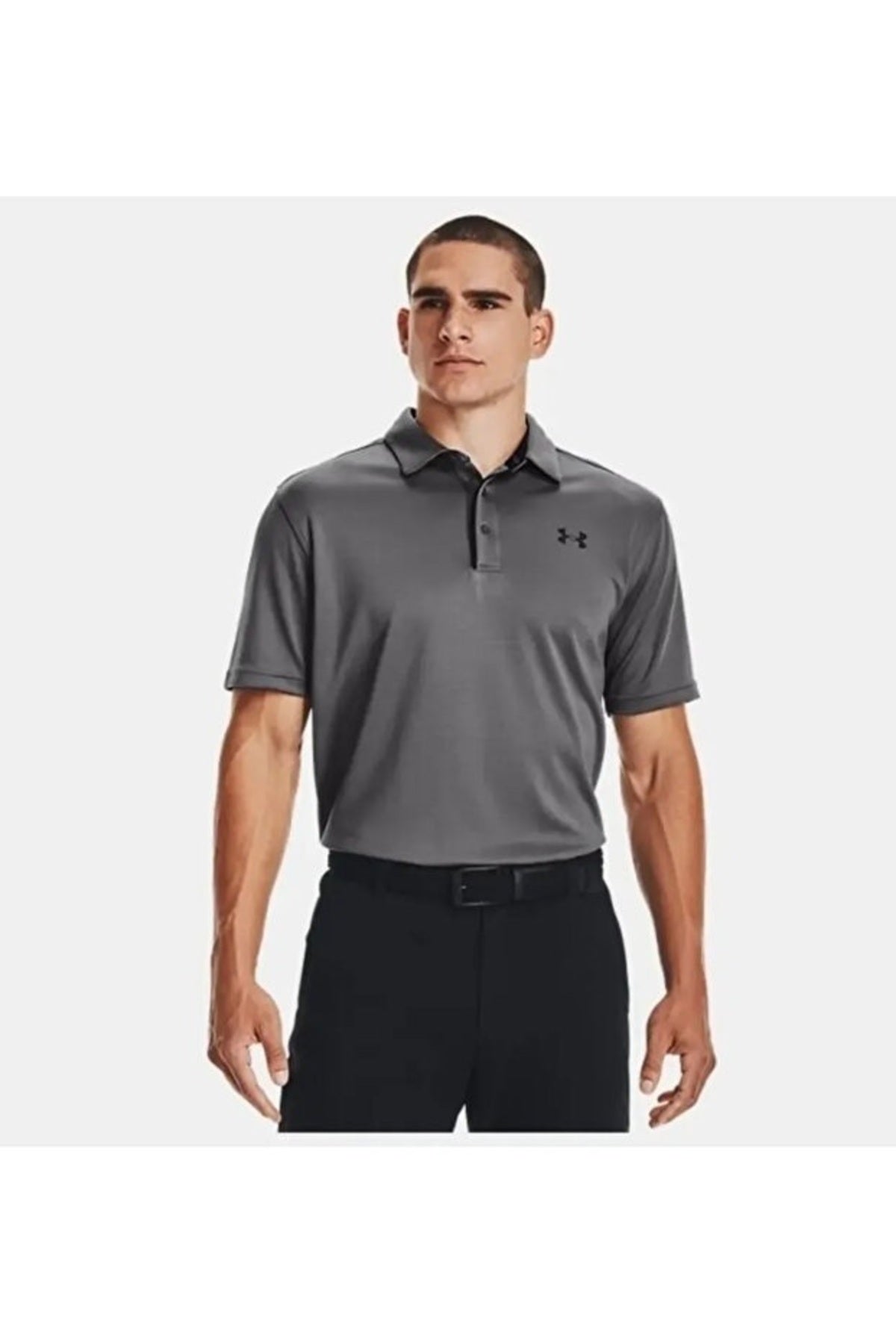 Under Armour Tech Erkek Polo Yaka T-Shirt 1290140 - Gri