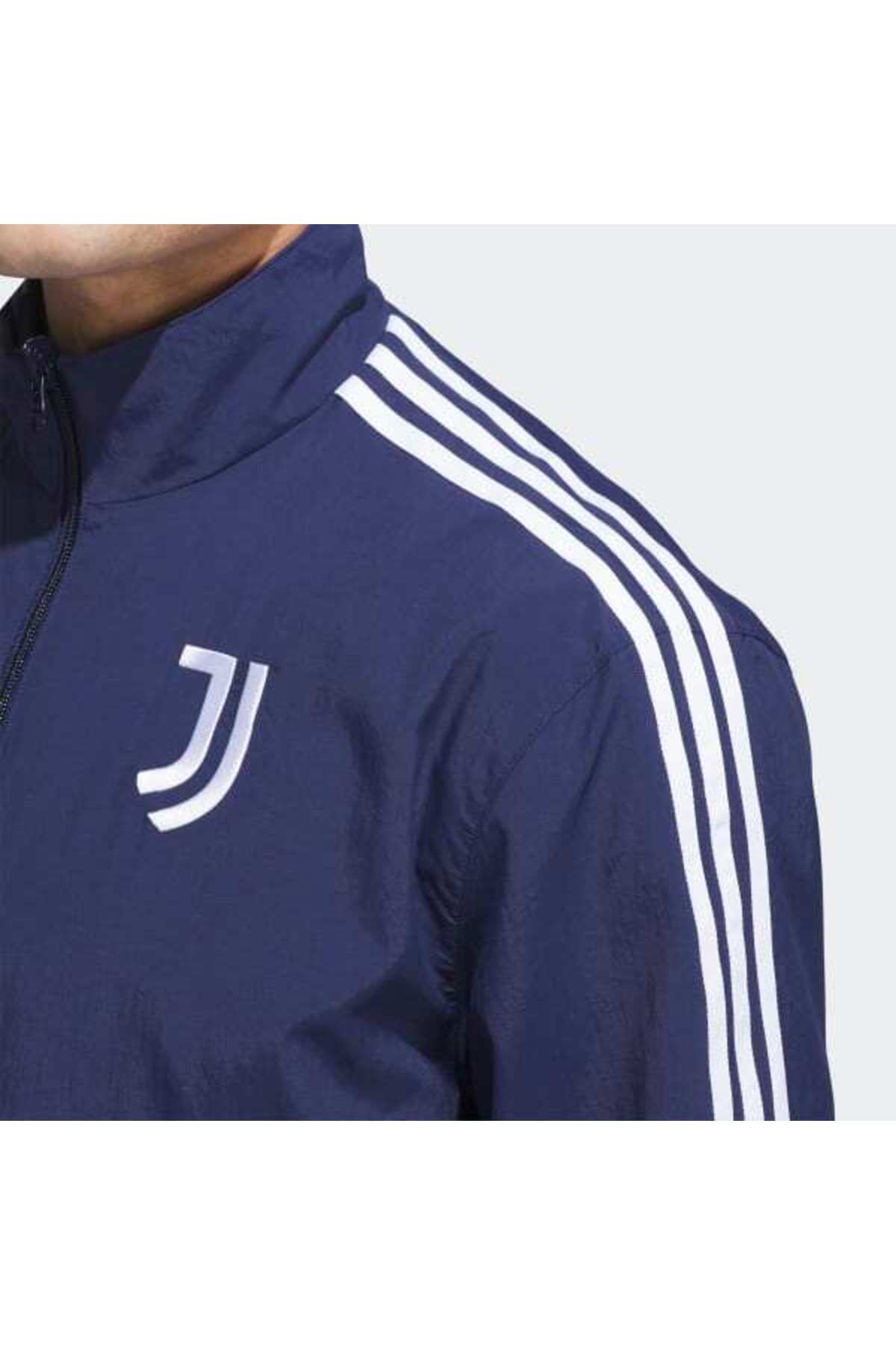 adidas Juventus Anthem Erkek Ceket IP8794 - Mavi