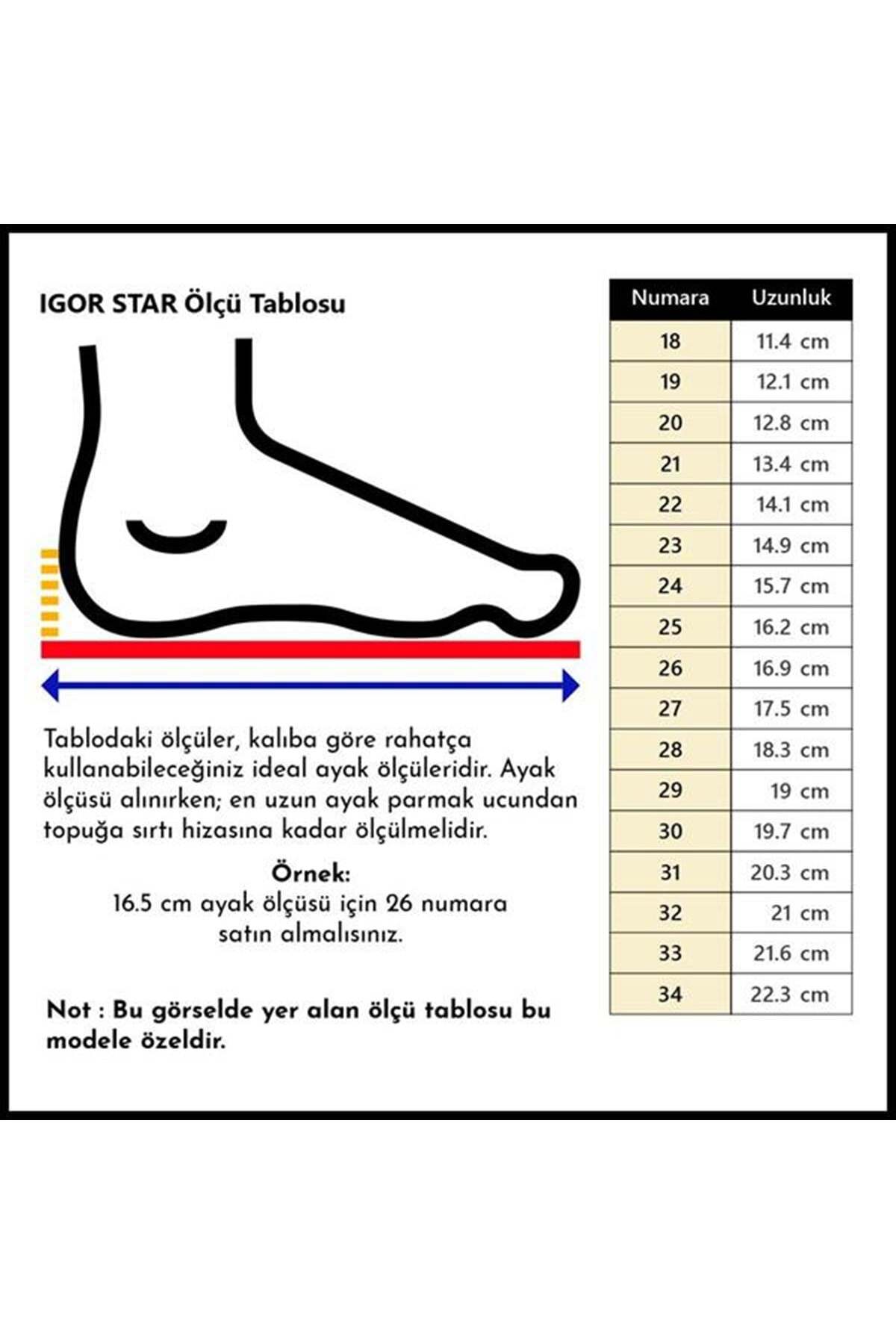 Igor Star Çocuk Sandalet S10171 - Koyu Mavi