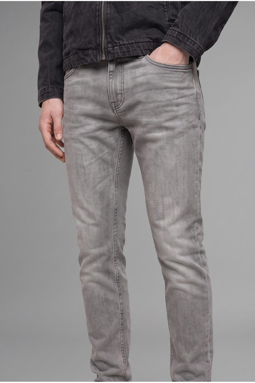 DeFacto Erkek Slim Fit Jean Pantolon D0027AX - Gri