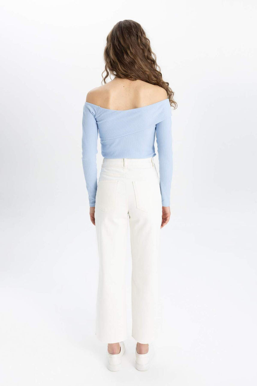 Defacto Kadın Trousers B5012Ax - Ekru