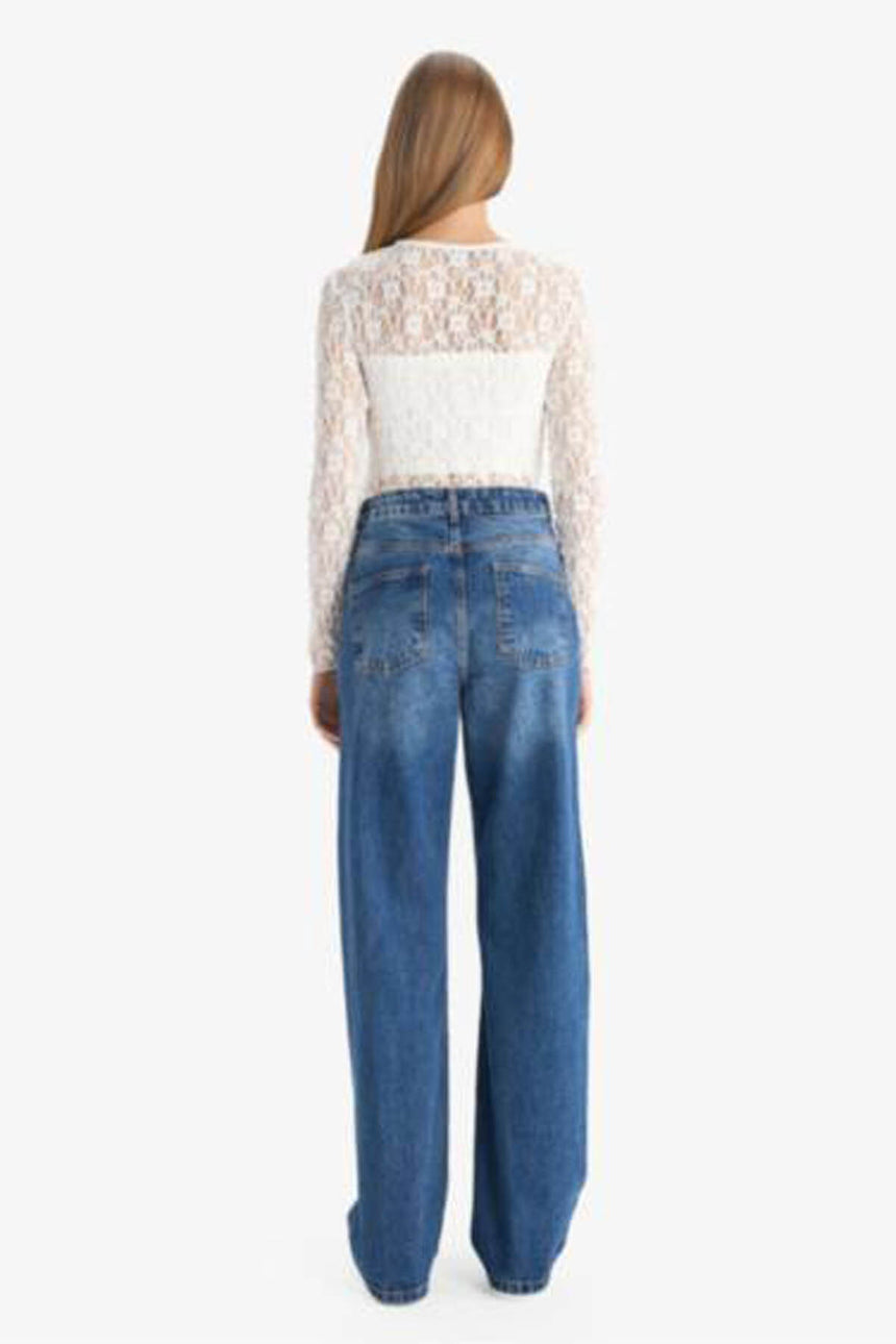 Defacto Kadın Trousers G3541AX - Mavi