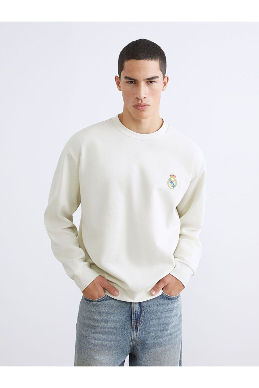 LC Waikiki Erkek Sweatshirt W5JV36B8 - Açık Gri