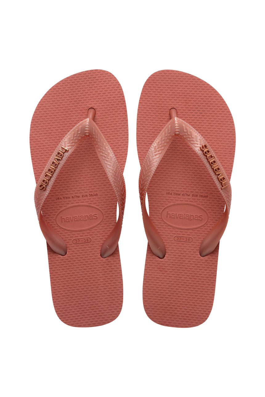 HAVAİANAS TOP LOGO METALLIC 4127244 - ALTIN