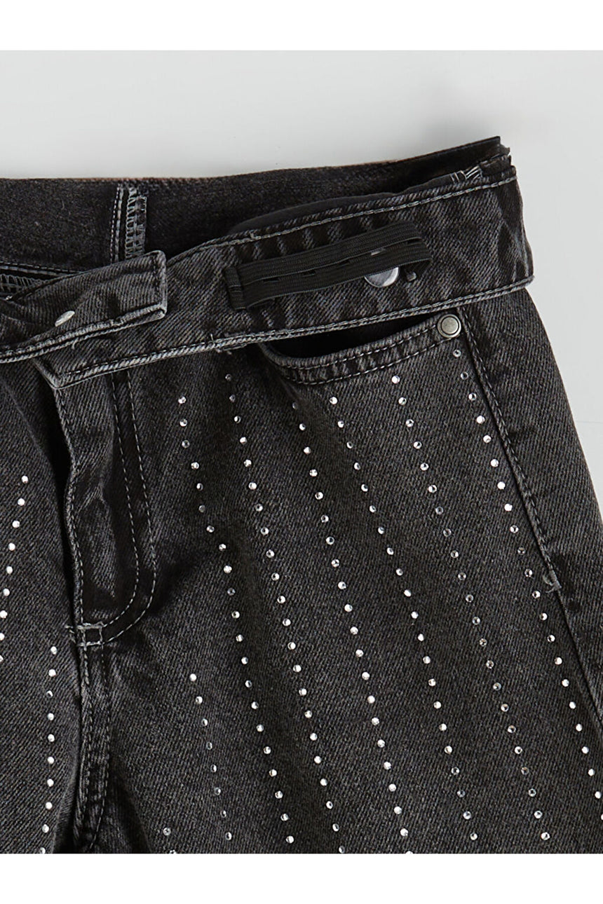 LC Waikiki Çocuk Jean Pantolon W5NR99B4 - Siyah
