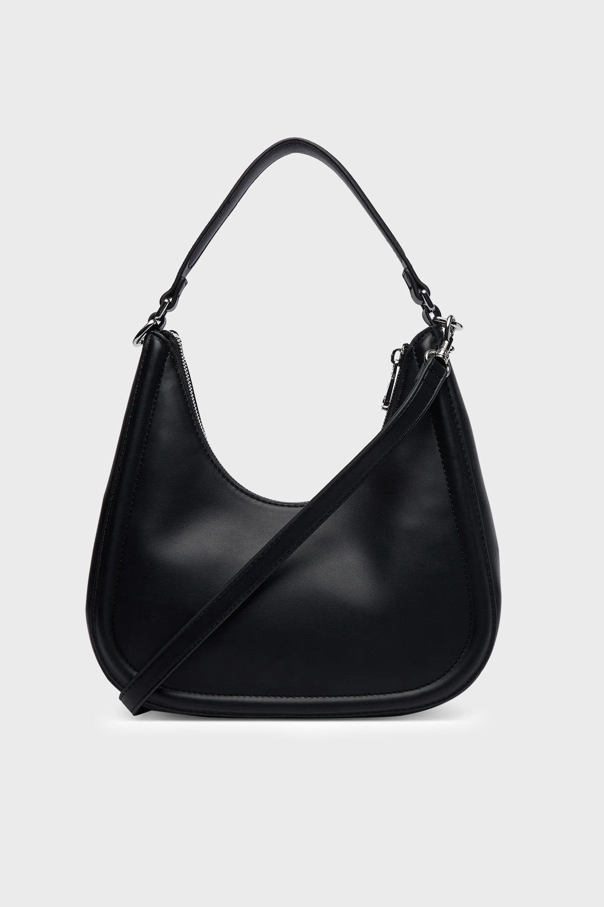 Calvin Klein Bold CK Small Crescent Bag Kadın Omuz Çantası LV04F3561G - Siyah
