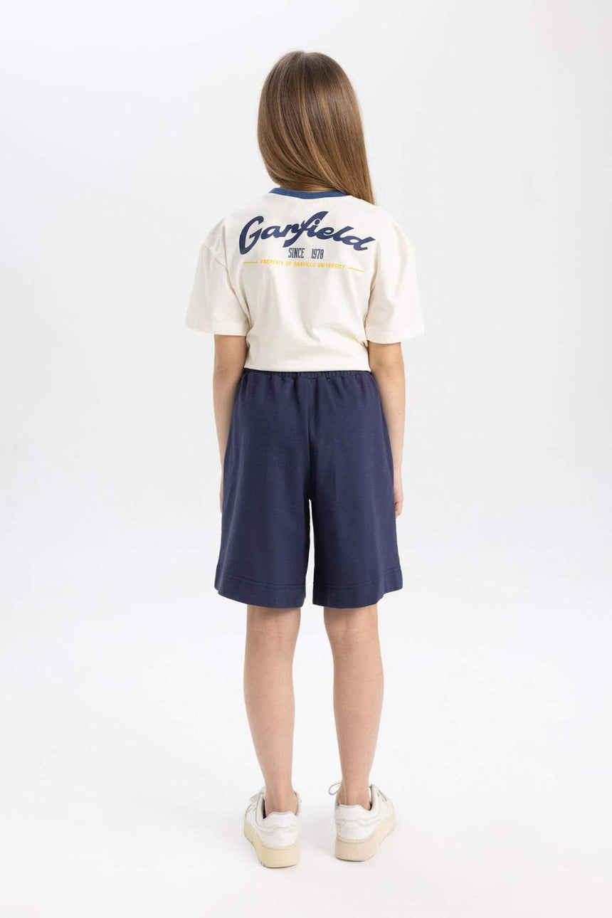 DeFacto Çocuk Slim Fit Şort B0847A8 - Koyu Lacivert
