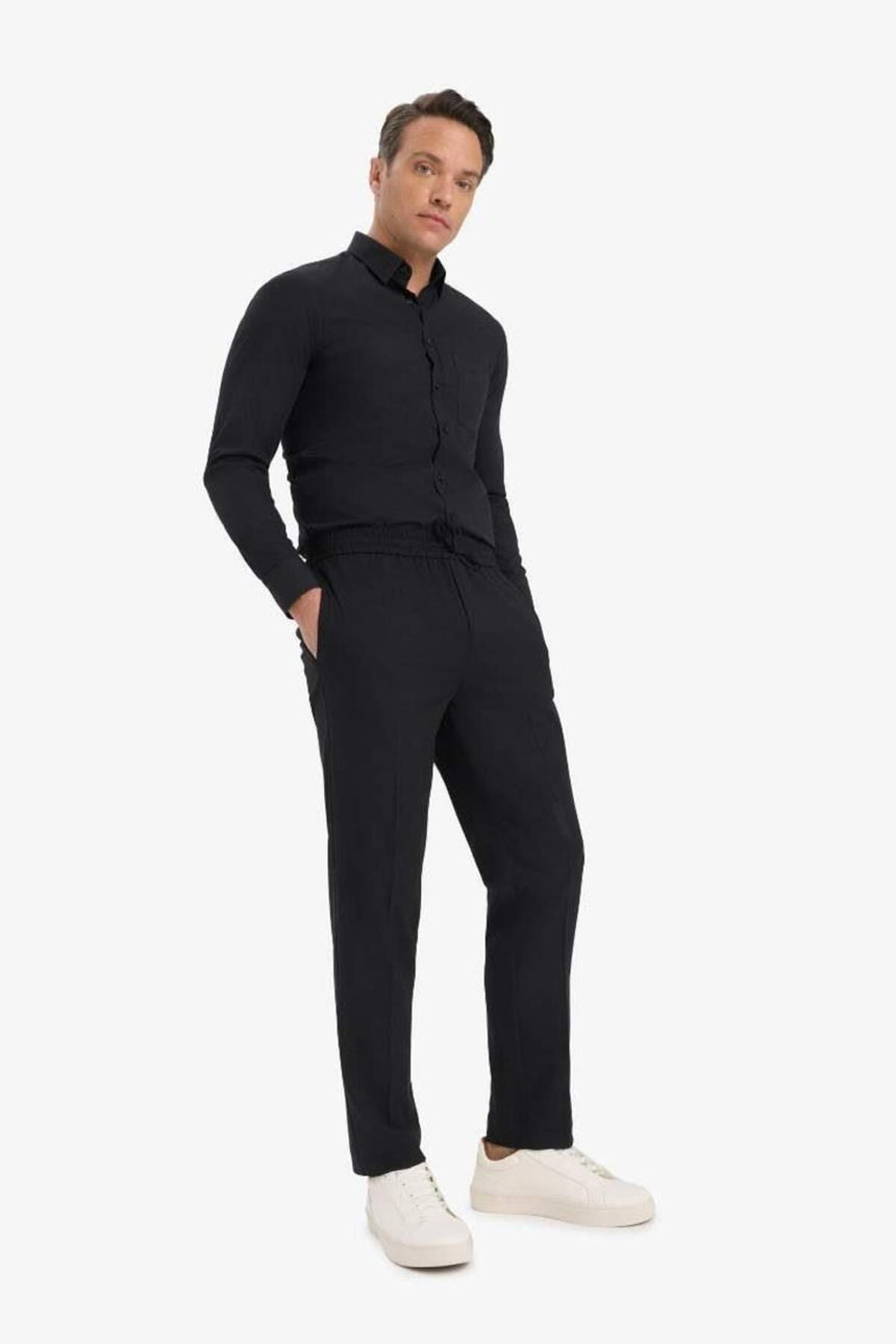 DeFacto A9943AX Erkek Pantolon - Siyah