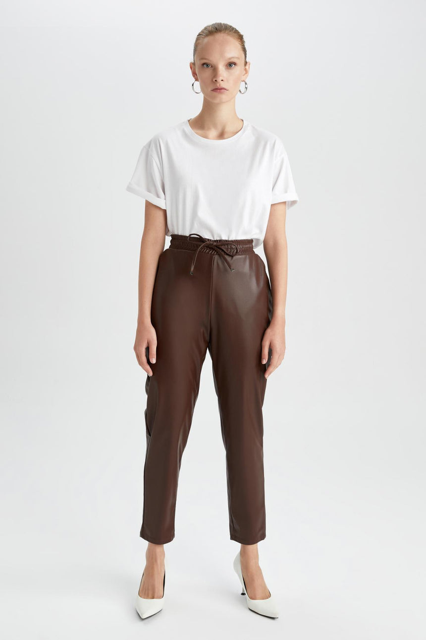 Defacto Kadın Trousers V8072Az - Kahverengi