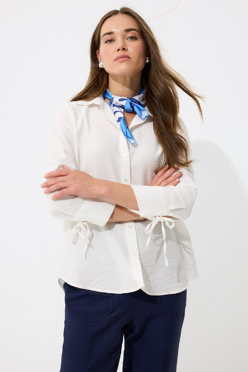 Defacto Kadın Long Sleeve Shirt C3819Ax - Kırık Beyaz