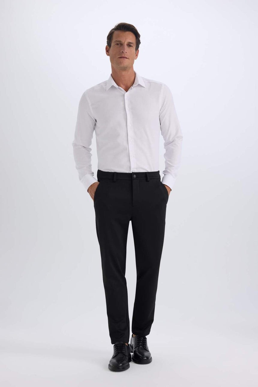 Defacto Erkek Long Sleeve Shirt R4340Az - Mor/ Beyaz