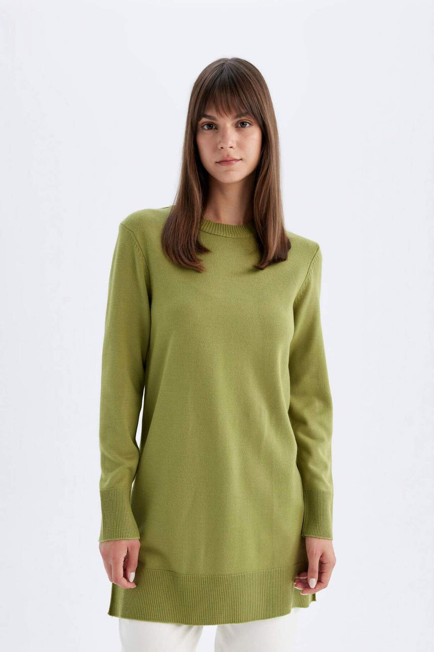 Defacto Kadın Tunic H3431Az - Zeytin Yeşili