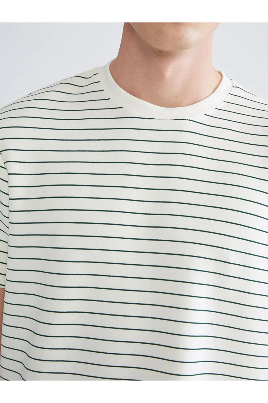 LCW ERKEK W5LS70D8 KK.TSH,XM-MODALSTRIPE - Yeşil