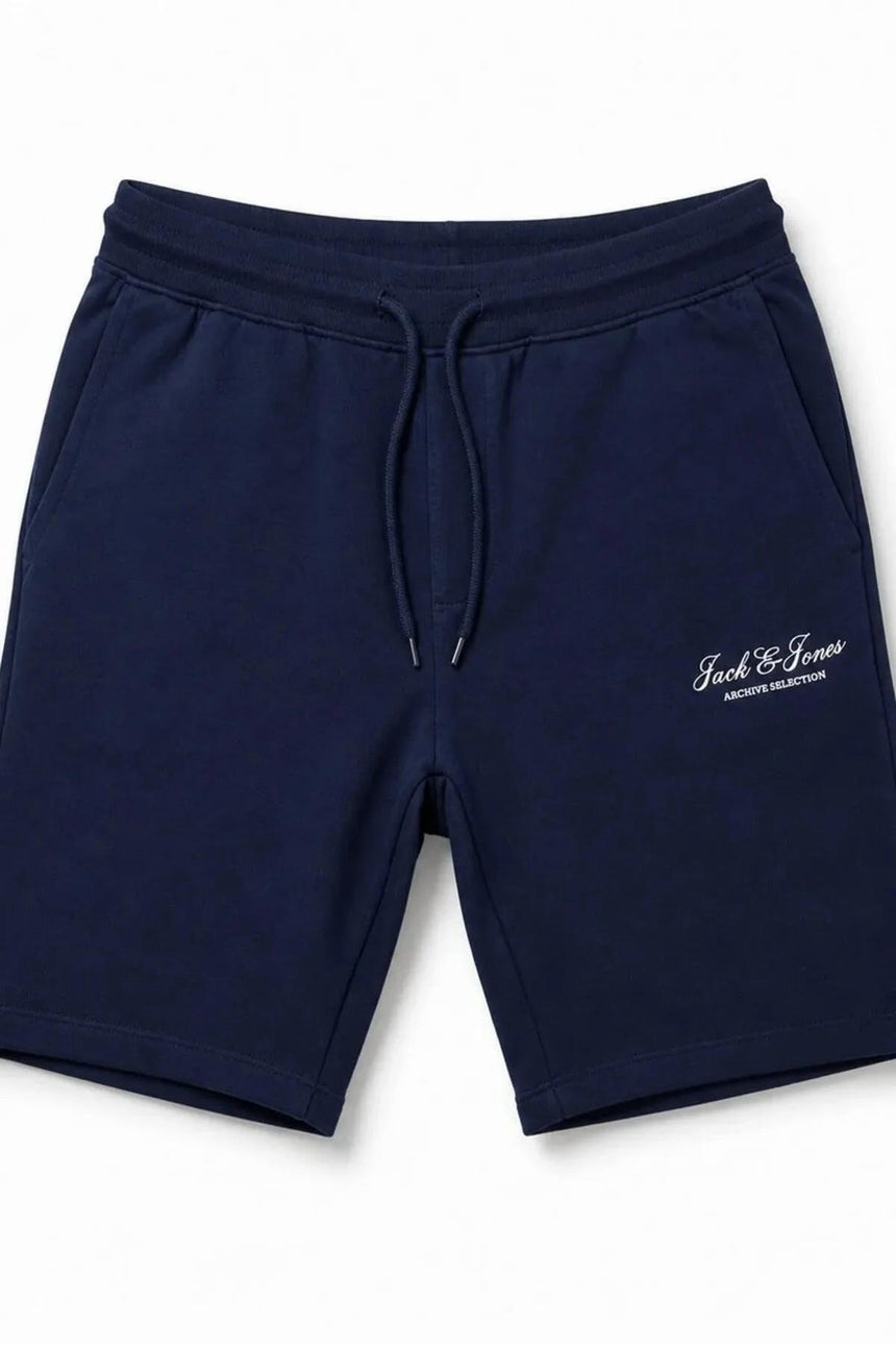 JACK&JONES JPSTGORDON ARCHIVE SWEAT SHORTS MID SN 12288638 - Koyu Mavi