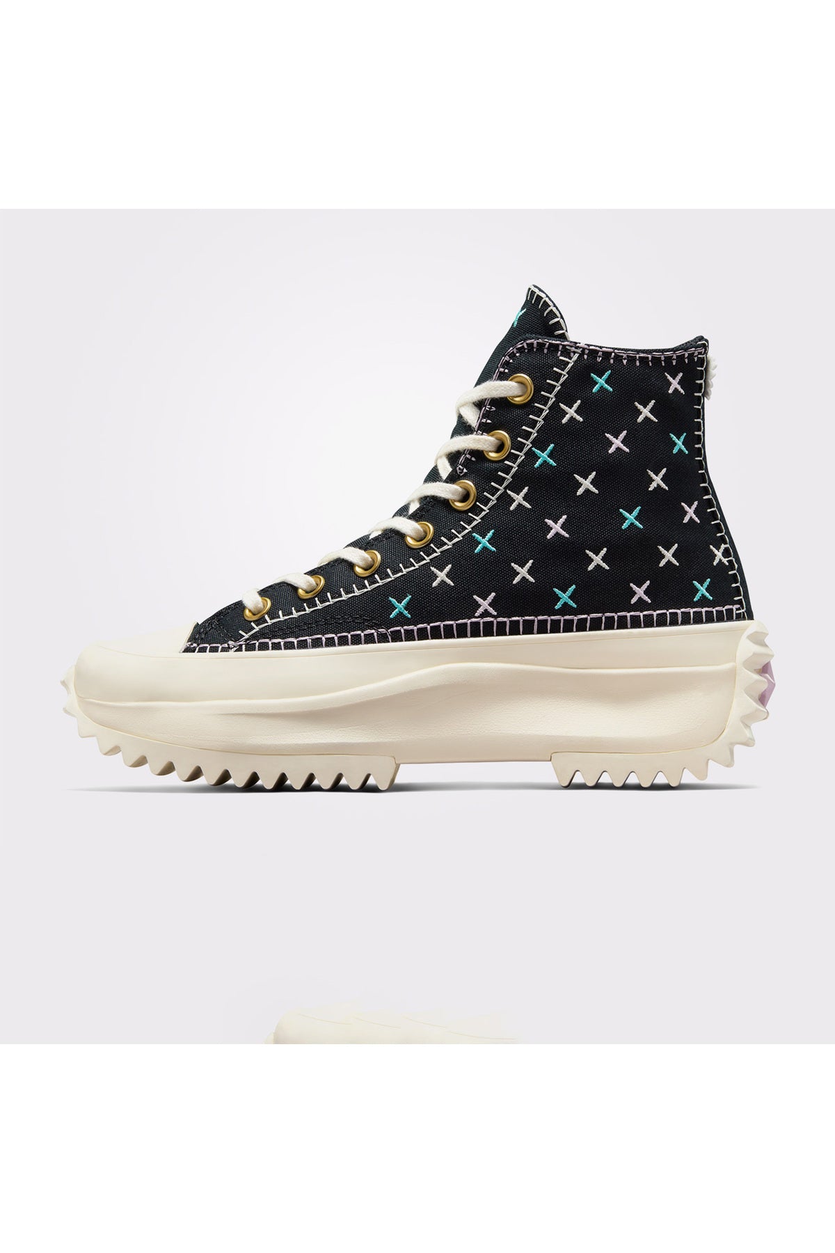 Converse Run Star Hike Platform Unisex Sneaker A08733C - Siyah