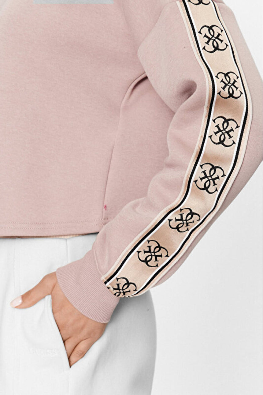 GUESS KADIN CYMONE CN SWEATSHIRT V3BQ16KB3P2 - Kahverengi /Vizon