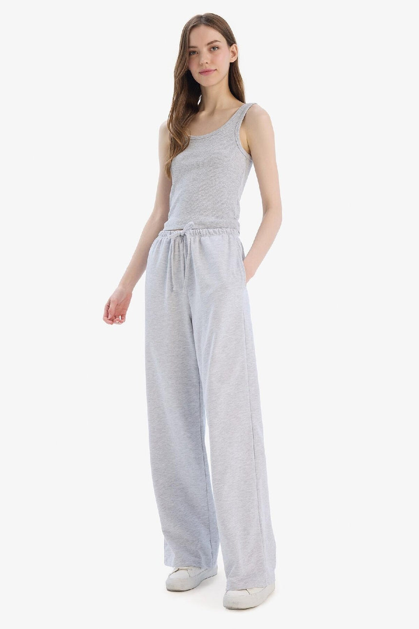 Defacto Kadın Trousers D6667AX - Gri