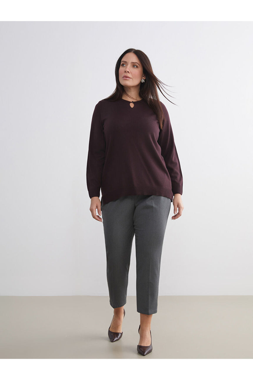 LC Waikiki Kadın Pantolon W5LR61D8 - Gri