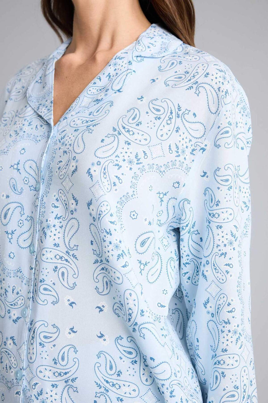 Defacto KADIN Homewear F9824AX - Açık Mavi