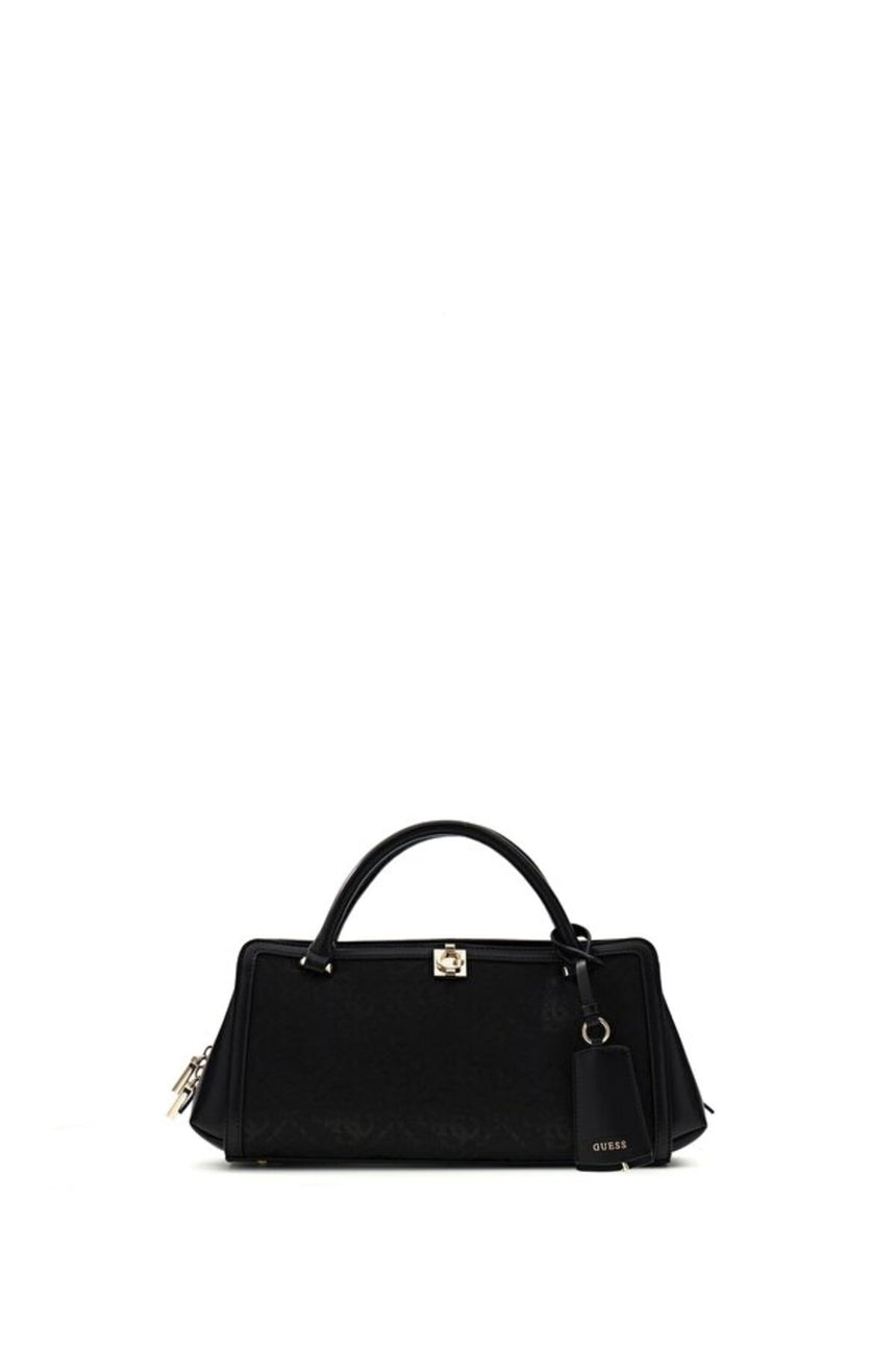 GUESS KADIN AUDREY LOGO SML GFRND SATCHEL HWJG9755060 - Siyah