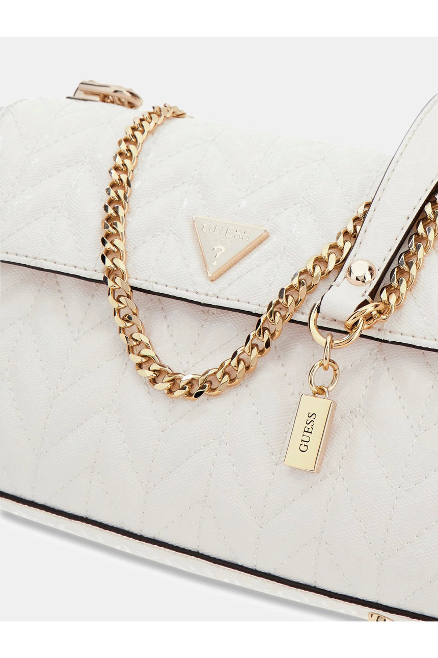 Guess Stacey Kadın Portföy Çanta HWGG9741210 - Kırık Beyaz / Ekru