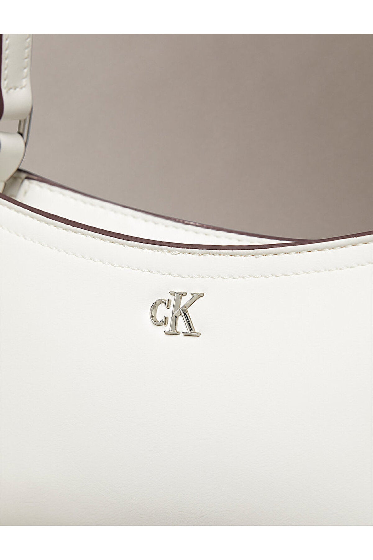Calvin Klein CK Small Shoulder Bag Kadın Omuz Çantası LV04F3170G - Beyaz