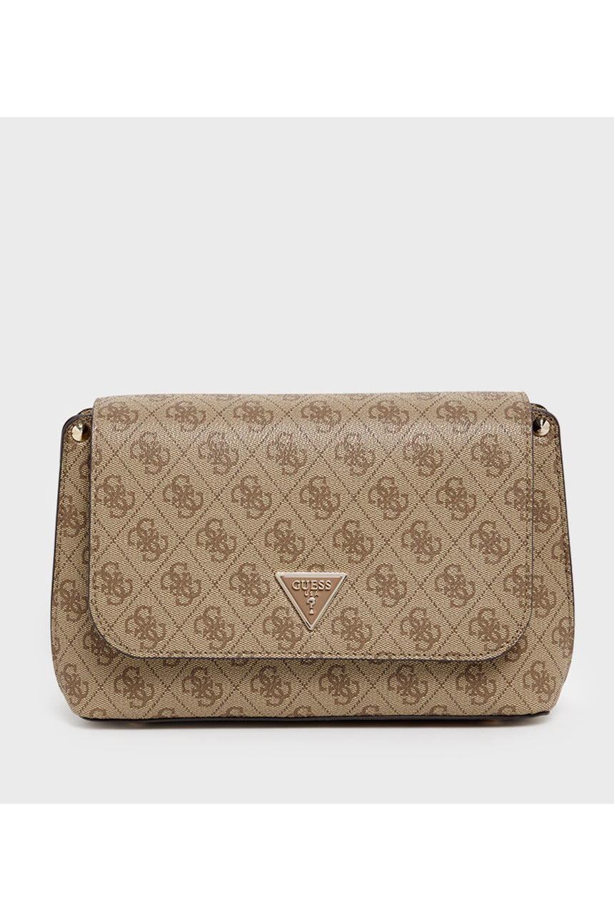 GUESS KADIN MERIDIAN II FLAP CRO HWSG6974200 - Açık Bej/ Kahverengi