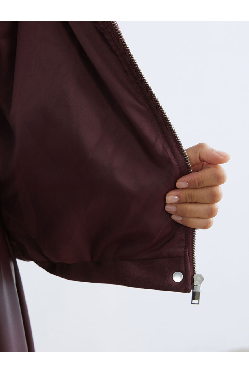LC Waikiki Kadın Ceket W5MQ27D8 - Bordo