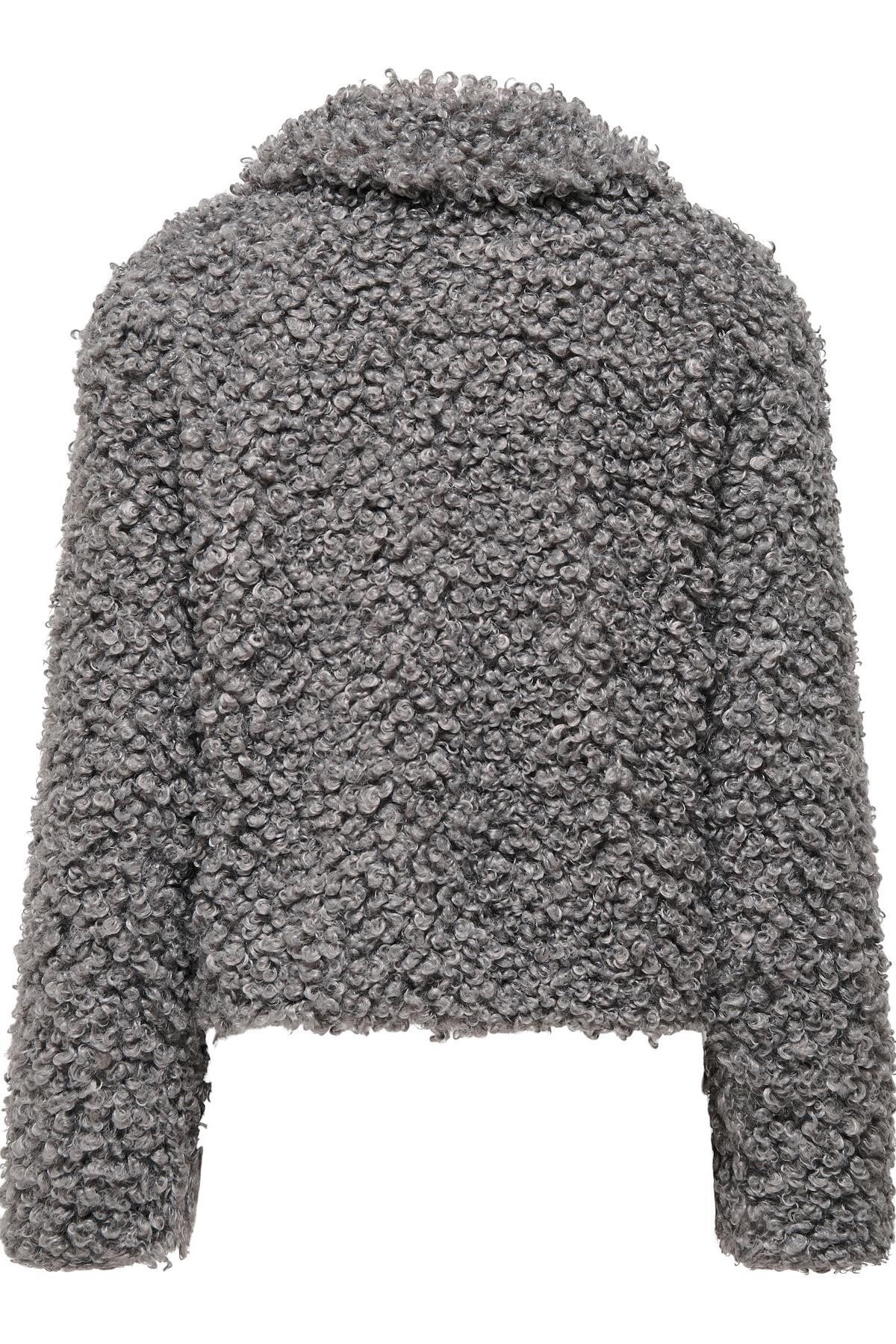 Only Tida Kadın Peluş Ceket 15373878 - Gri