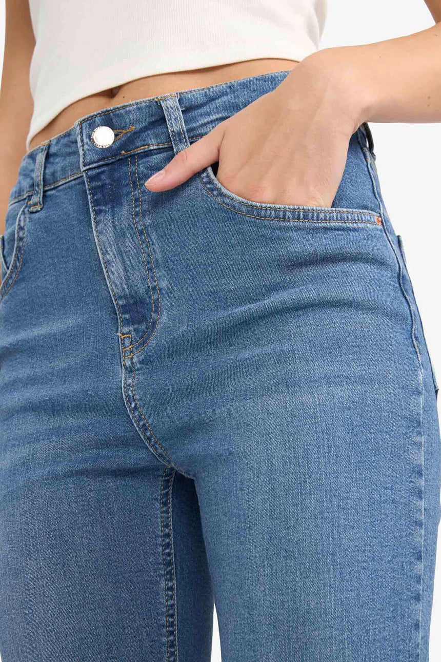 DeFacto G2217AX Kadın Jean Pantolon - Mavi