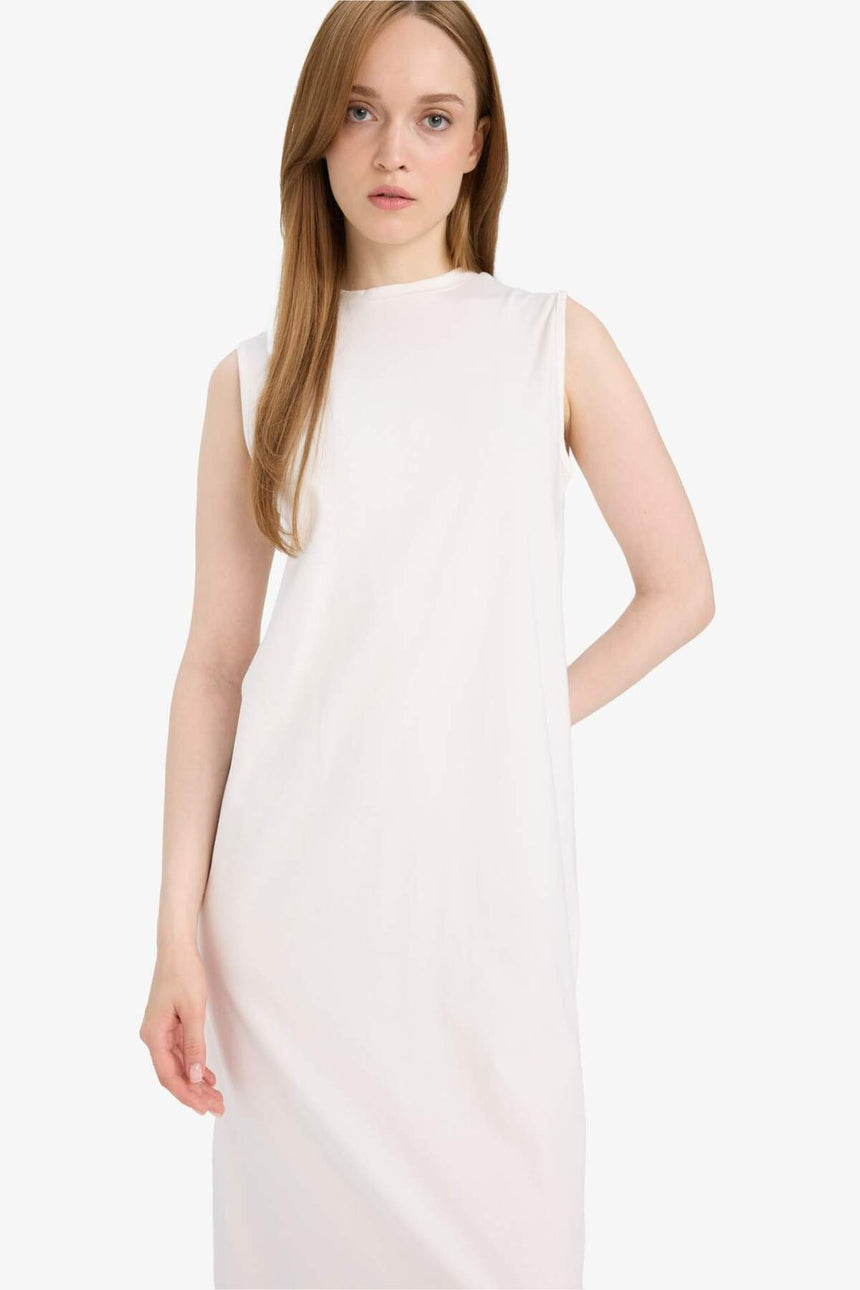 Defacto Kadın Knitted Dress D4898Ax - Ekru