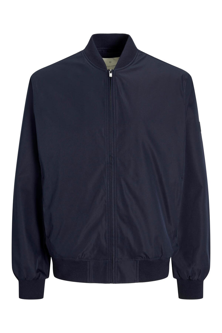 JACK&JONES JJECHARGE STAND COLLAR BOMBER NOOS 12288895 - Koyu Lacivert