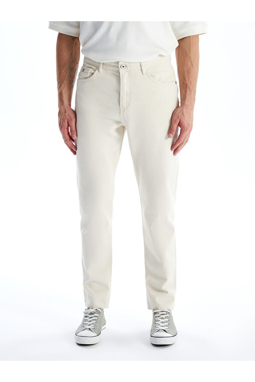 LCW ERKEK S5KD90B8 PNT,710V-WACO-NATURAL - Ekru