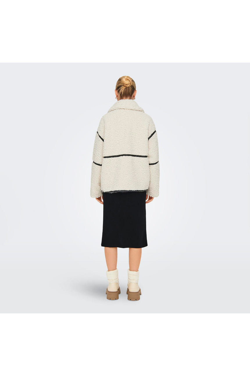 ONLY JACKET 15322440 - Açık Bej/ Kırık Beyaz