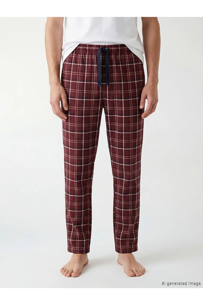 LC Waikiki Erkek Pijama Altı S6F038F8 - Bordo