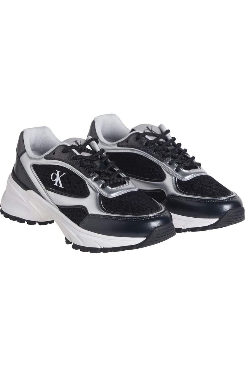 Calvin Klein Kadın HIKE RUNNER LACE UP MESH MIX MET YW0YW02063 - Gri