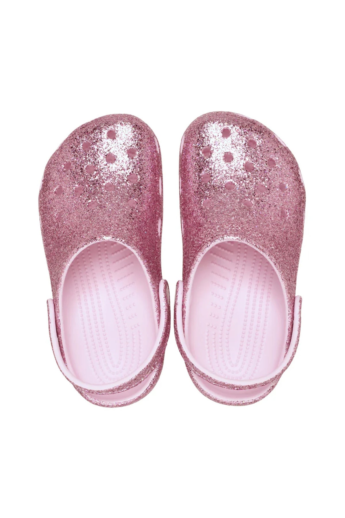 Crocs Classic Chunky Glitter Clog Çocuk Terlik 211939 - Açık Pembe