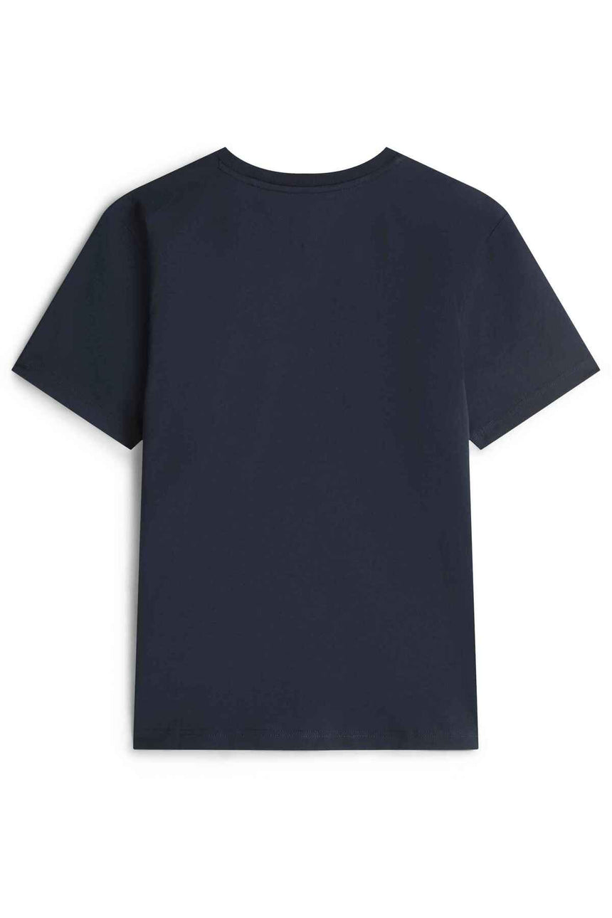 Tommy Hilfiger Erkek BRAND LOVE BIG TEXT TEE MW0MW42369DW5 - Koyu Lacivert