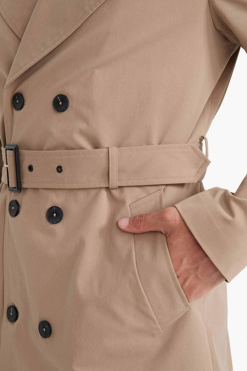 Defacto Erkek Outer Wear D5528AX - Açık Kahve