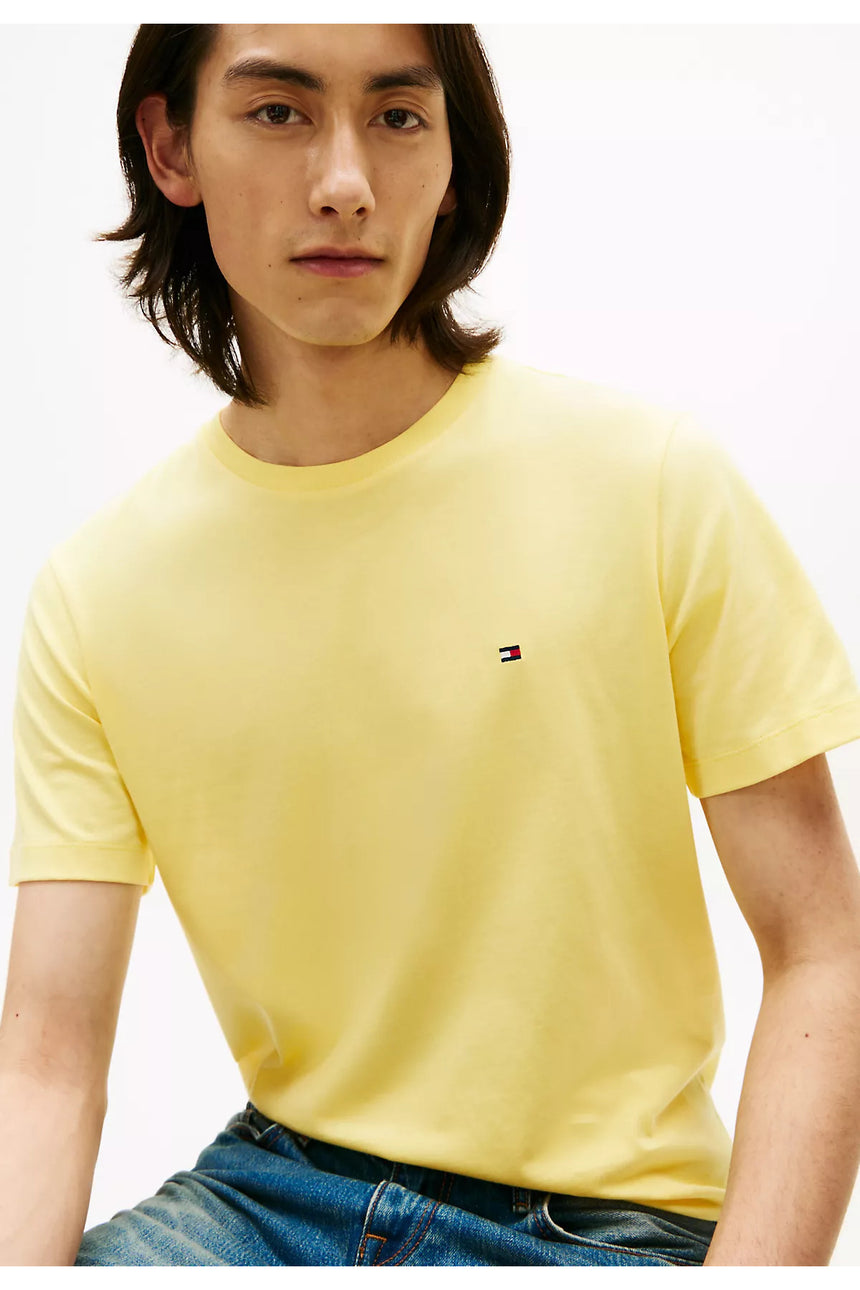 Tommy Hilfiger Erkek ESS SEASONAL REG FIT SOLID TEE MW0MW39995 - Sarı