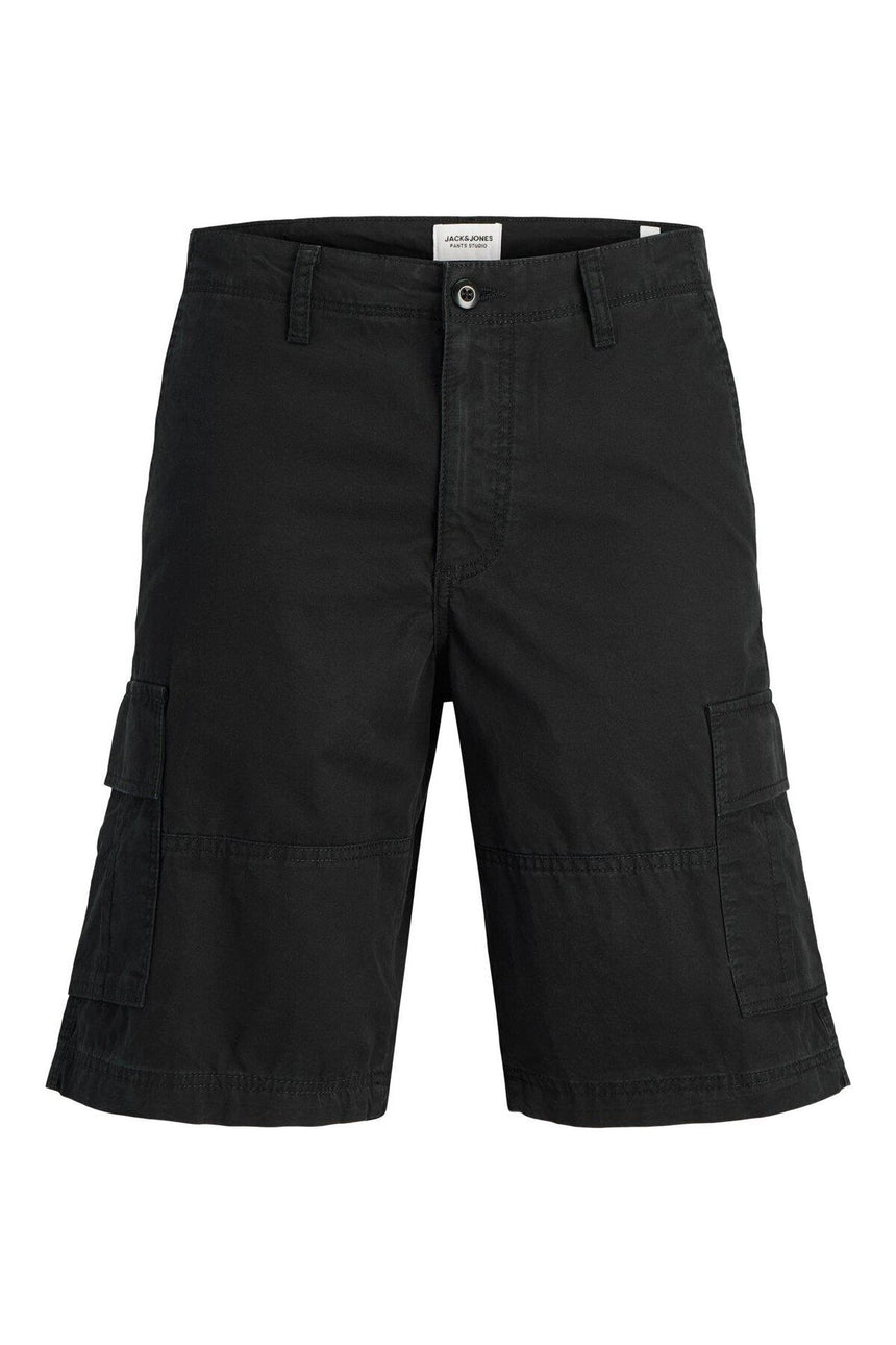 JACK&JONES JPSTCOLE MATEO CARGO SHORT MID SN 12274389 - Siyah