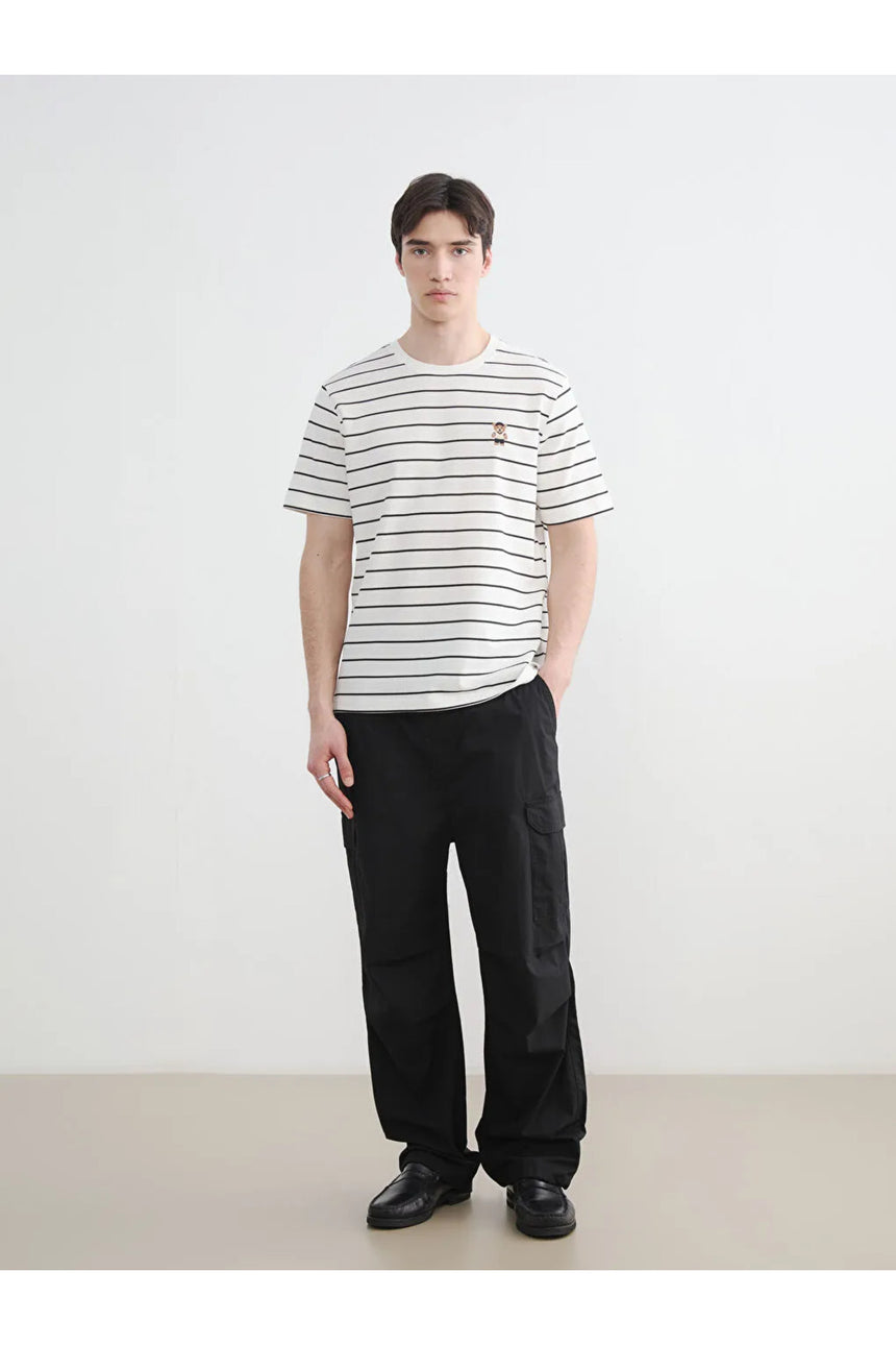 LCW ERKEK S6OD30E8 KK.TSH,XM-TEDDYSTRIPE - Siyah