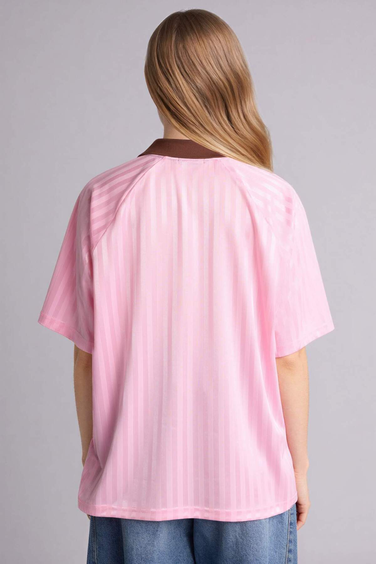DeFacto Kadın Oversize T-Shirt G5889AX - Açık Pembe